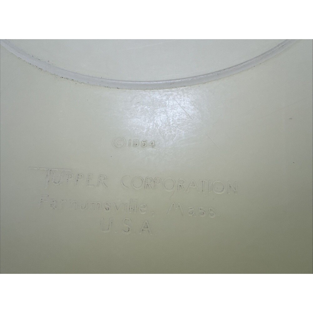 VTG Tupperware Yellow Fix N Mix Bowl 274 Sheer Lid 224 Large 26 Cup Holiday Meal - Picture 4 of 10